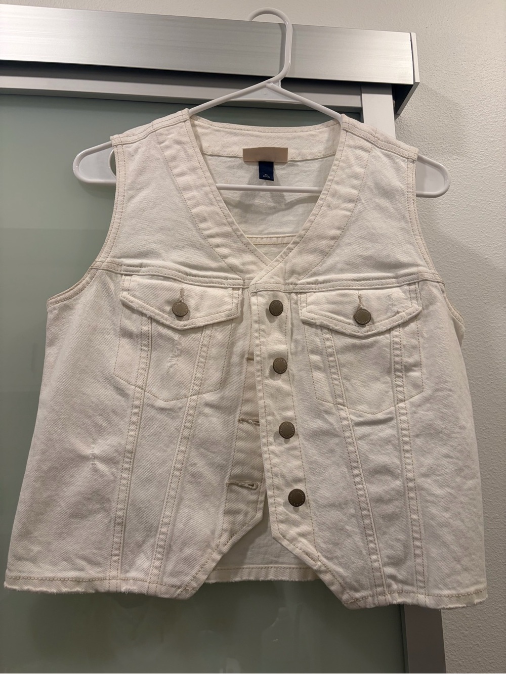 Universal Thread Cream Denim Vest